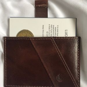 NWT Handmade LEATHER Wallet